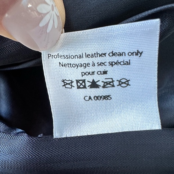 Veronica Beard Leather Panel Accent Moto Vest size 4 - Picture 3 of 8